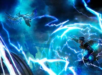 Ral scarica il fulmine su Kefnet.