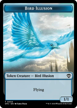 MTG BIRD TOKEN - PEDINA UCCELLO 3/4 - KTK - MAGIC