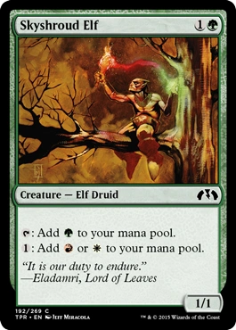 Magic The Gathering: Tempest Foresta di Cielsudario Skyshroud Forest