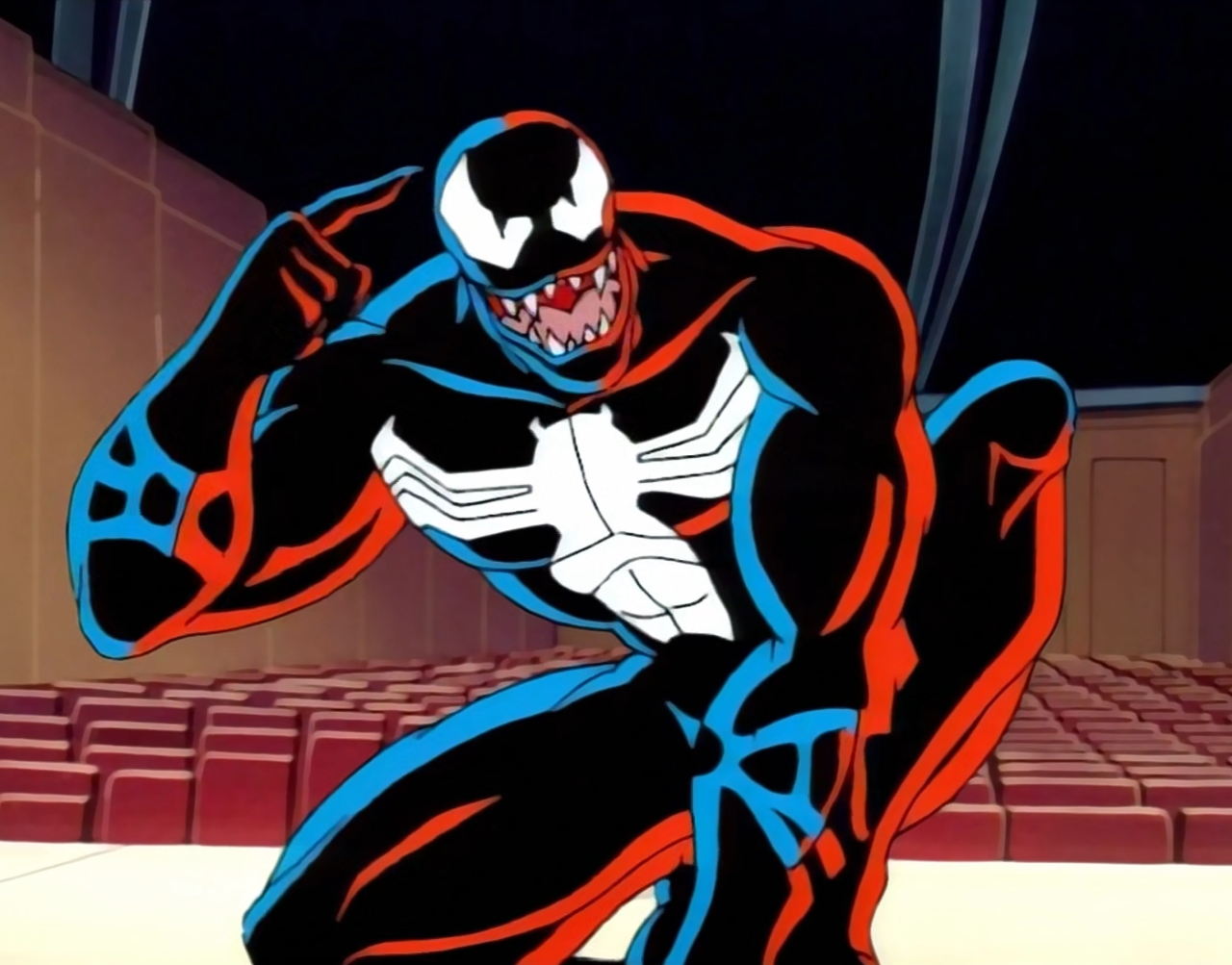 spiderman venom cartoon