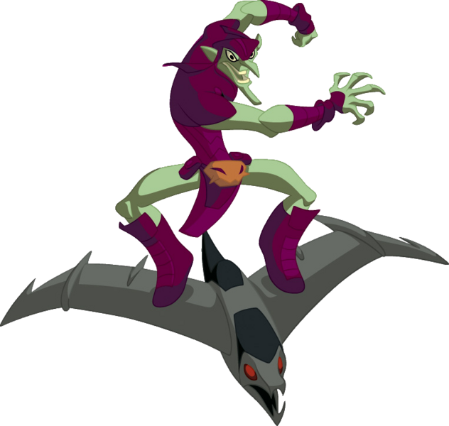 spectacular spiderman green goblin glider