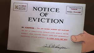 Connor's Eviction Notice