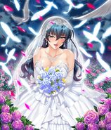 Igawa Asagi potrai Wedding Dress