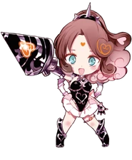Drill Dory in Black, White, and Red