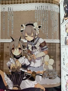 Snow White and La Pucelle Illustration by Pochi Edoya