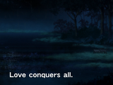 Love conquers all.