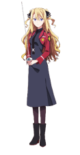 Airi wearing the Third High School Uniform for girls