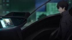 Tatsuya contacting Hayama in the Anime