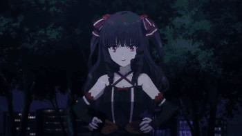 Yoru using her Perception Abilities to monitor's Yami progress