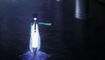 Miyuki uses an unknown magic to leap to the 2nd floor during the Blanche incident.