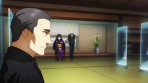 Kuroba Mitsugu physically present at the Main Hall meeting.