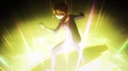 Honoka using optical magic on the water's surface