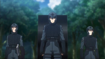 Tatsuya, Leo and Mikihiko in Monolith Code.