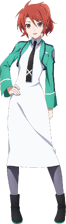 Erika's Course 2 uniform without the veil