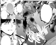 Kokonoe Yakumo using an unnamed Manipulation Spell in the Manga