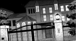 Saegusa Main House in the Manga