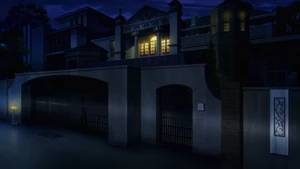 Saegusa Main House in the Anime
