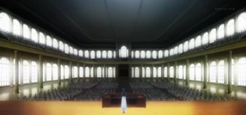 First High School Auditorium Interior