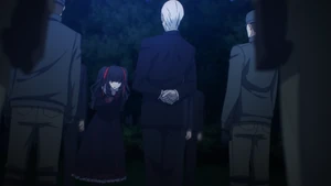 Retsu and Ayako having an agreement to each take a parasite