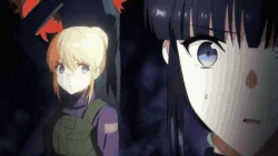 Minoru using Spark in a wide area in the Anime