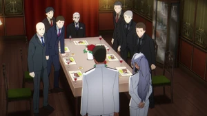 Kudou Main House Dining Room in the Anime