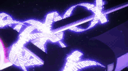 Lina activating Brionac to fire Heavy Metal Burst