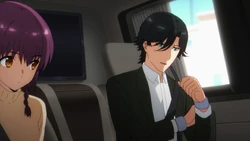 Minoru wearing 2 Bracelet-Type in the Anime