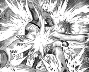 Rakan
 fight against Negi