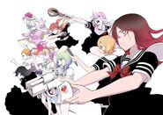 Promotional art of the anime