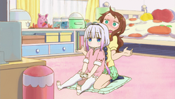 S1E6 Kanna Sitting on Riko