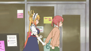 Taking Tohru home.