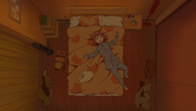 S1E13 Kobayashi Laying on Bed