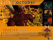 Calendar - October 2001