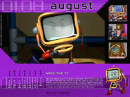 Calendar - August 2001