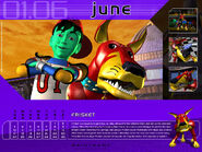 Calendar - June 2001