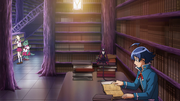Iruma in the library