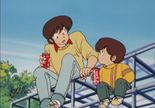 Godai and Kentaro