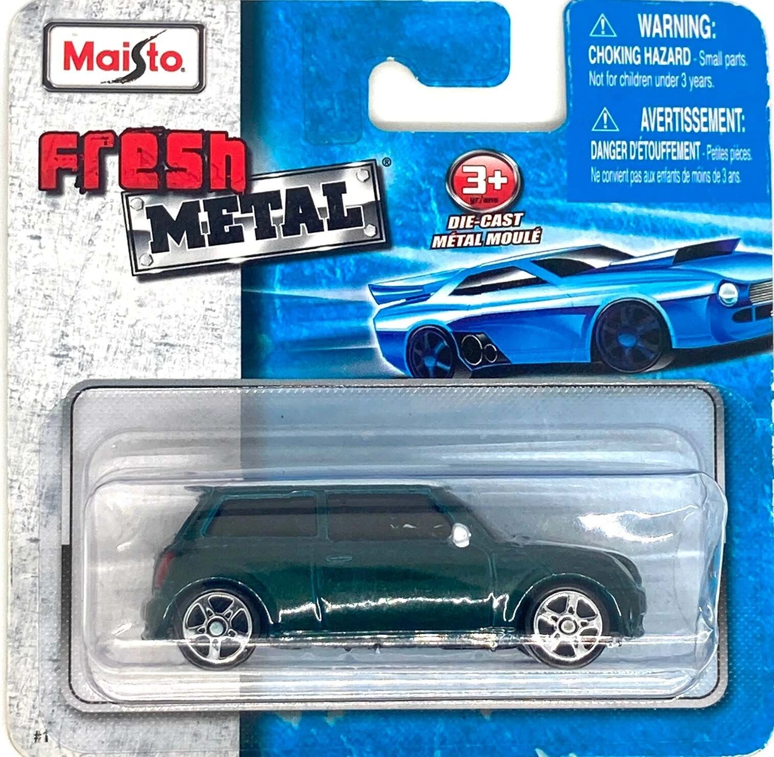 Mini Cooper With Sunroof Green 1/18 by Maisto 31656 by Maisto