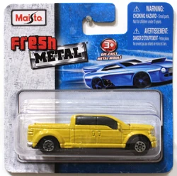 〚貴重〛MAISTO Ford Mighty F-350 フォード ミニカー Ford Mighty F-350 Yellow Diecast Toy Car, 1/31 Model by