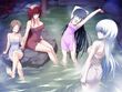 Kokoro and the 2-S ladies at the hot spring