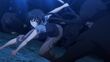 Yukie cutting through enemies (Anime)