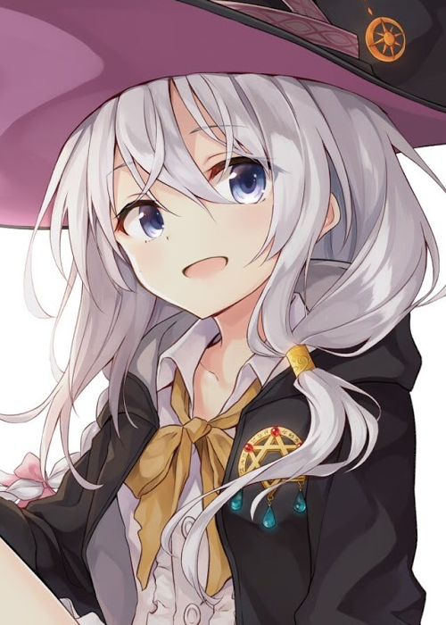 Download Anime Girl Elaina Wandering Witch Picture | Wallpapers.com
