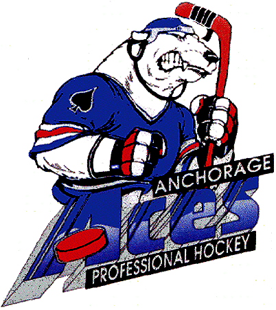 Alaska Pin Nice Anchorage Aces Hockey Team 93-94 Lapel Hat Scarf Pin 