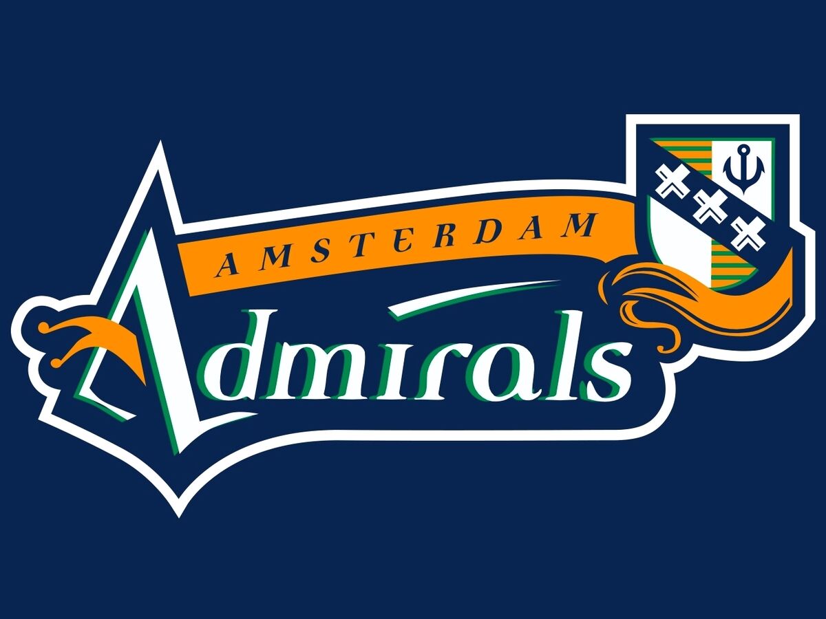 Vintage NFL Europe - Amsterdam Admirals (Orange Admirals Wordmark) -  Amsterdam Admirals - Mug