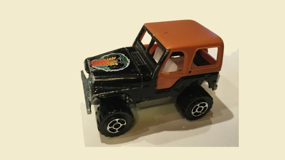 Rare Majorette 3016 Jeep CJ7 Renegade, édition Spéciale Paris-Dakar 1988, échelle 1/32 (occasion)