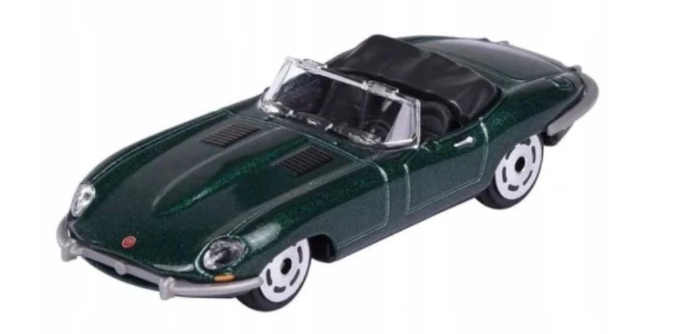 Jaguar Type E Stylisée 1/18 - Cabriolet Tôle Friction - Chine Vintage