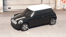 Miniature Mini Cooper 1/64 Norev S Vert/Décorer 1964