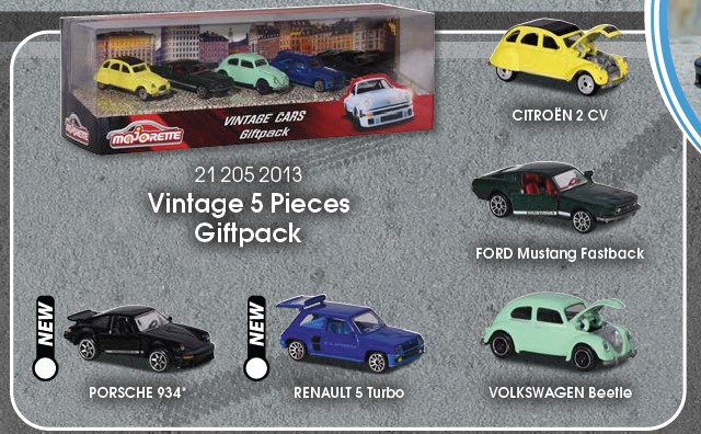 Vintage 5 Pieces Giftpack 2021 | Majorette Model Cars Wiki | Fandom