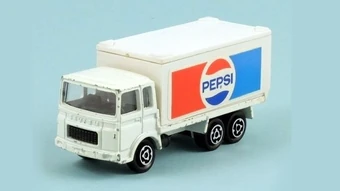 Semi-remorque Saviem Porte-container Majorette 1/50 – Bleu, Années 70/80