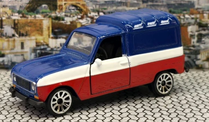 RENAULT 4 R4 4L - Sésame - Rare - Jouet ancien voiture collection EUR